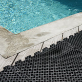 Rubber-Cal 20-in W x 20-in L x 0.625-in T Interlocking Rubber Gym Floor Tile (11-sq ft) (4-Pack)