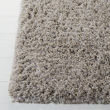 Safavieh Florence Shag Area Rug, 4 x 6, Silver, Handcrafted Indoor