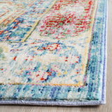 Safavieh Valencia Candence 2 x 8 Blue/Multi Indoor Distressed/Overdyed Vintage Runner