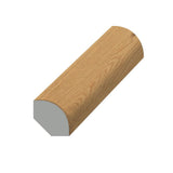 Bruce Forest Rain Tranquil Warmth 0.875-in T x 0.875-in W x 94-in L Wood Veneer with Vinyl Core Quarter Round