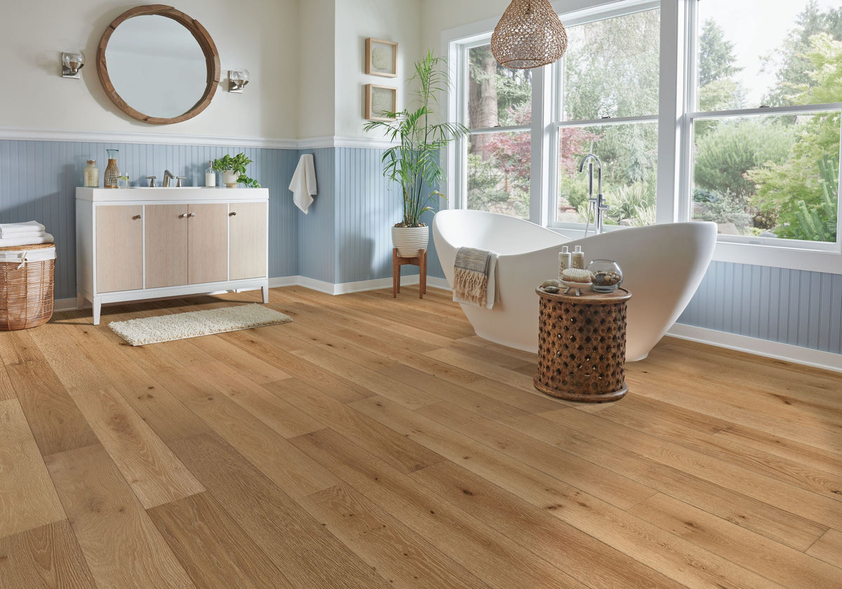 Bruce (Sample) Forest Rain Serene Neutral White Oak Engineered Wirebrushed Hardwood Flooring