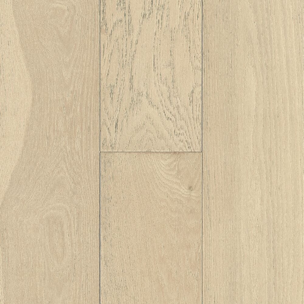 Bruce Forest Rain Woodsy Winter White Oak 7-7/16-in W x 1/4-in T x Varying Length Wirebrushed Waterproof Engineered Hardwood Flooring (15.54-sq ft / Carton)