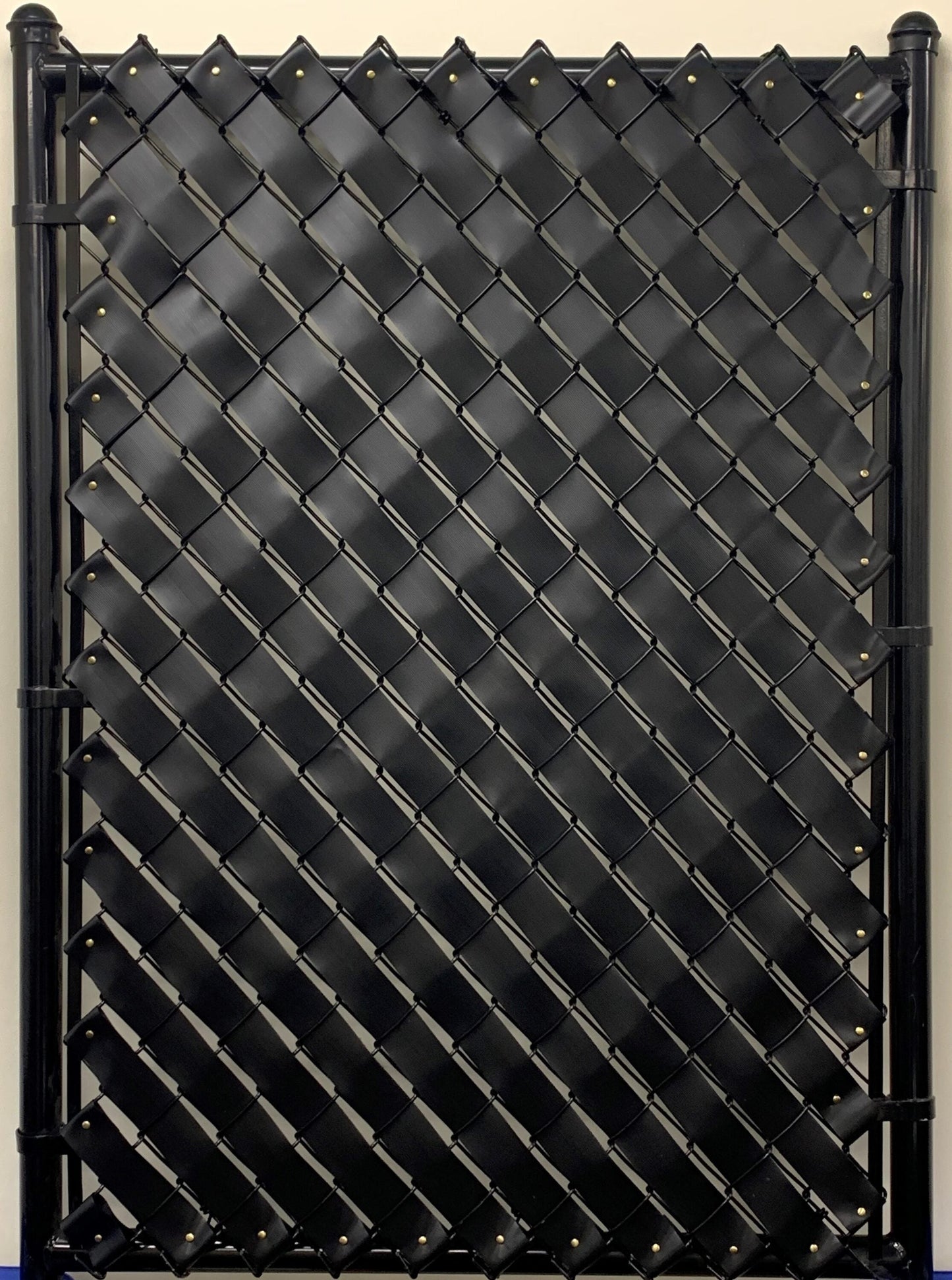 Pexco 1-3/8-in W Black Ldpe Chain Link Fence Slat