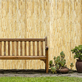 Backyard X-Scapes 4-ft x 8-ft Bamboo No Dig Fence Panel