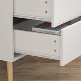 FUFU&GAGA 5-drawer chest White 5-Drawer Accent Chest