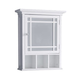 Teamson Home Neal 20 x 24.25 Surface Mount White Medicine Cabinet