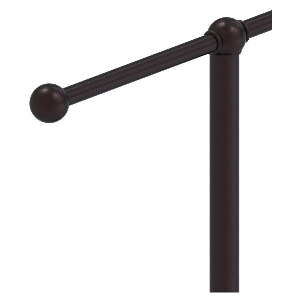 Allied Brass Antique Bronze Freestanding Towel Rack