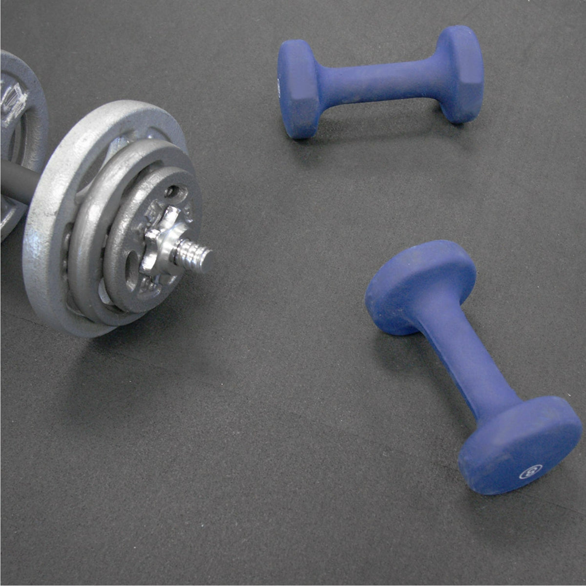 Rubber-Cal 48-in W x 36-in L x 0.25-in T Flooring Tape Rubber Gym Floor Roll (12-sq ft)