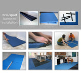 Rubber-Cal 0.75-in T Interlocking Rubber Gym Floor Tile (56-sq ft)