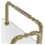 Allied Brass Unlacquered Brass Freestanding Towel Rack