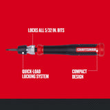 CRAFTSMAN Precision 14-Piece Bi-Material Handle Multi-Bit Screwdriver Set