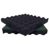 Rubber-Cal 19.5-in W x 19.5-in L x 2.5-in T Interlocking Rubber Gym Floor Tile (11-sq ft) (4-Pack)