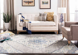 Safavieh Madison Suzian 2 x 8 Runner Rug, Light Gray/Blue, Indoor Floral/Botanical Oriental (Polypropylene)