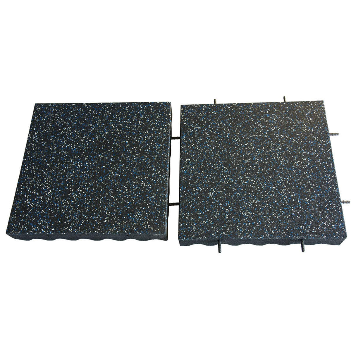 Rubber-Cal 19.5-in W x 19.5-in L x 3-in T Interlocking Rubber Gym Floor Tile (332-sq ft)