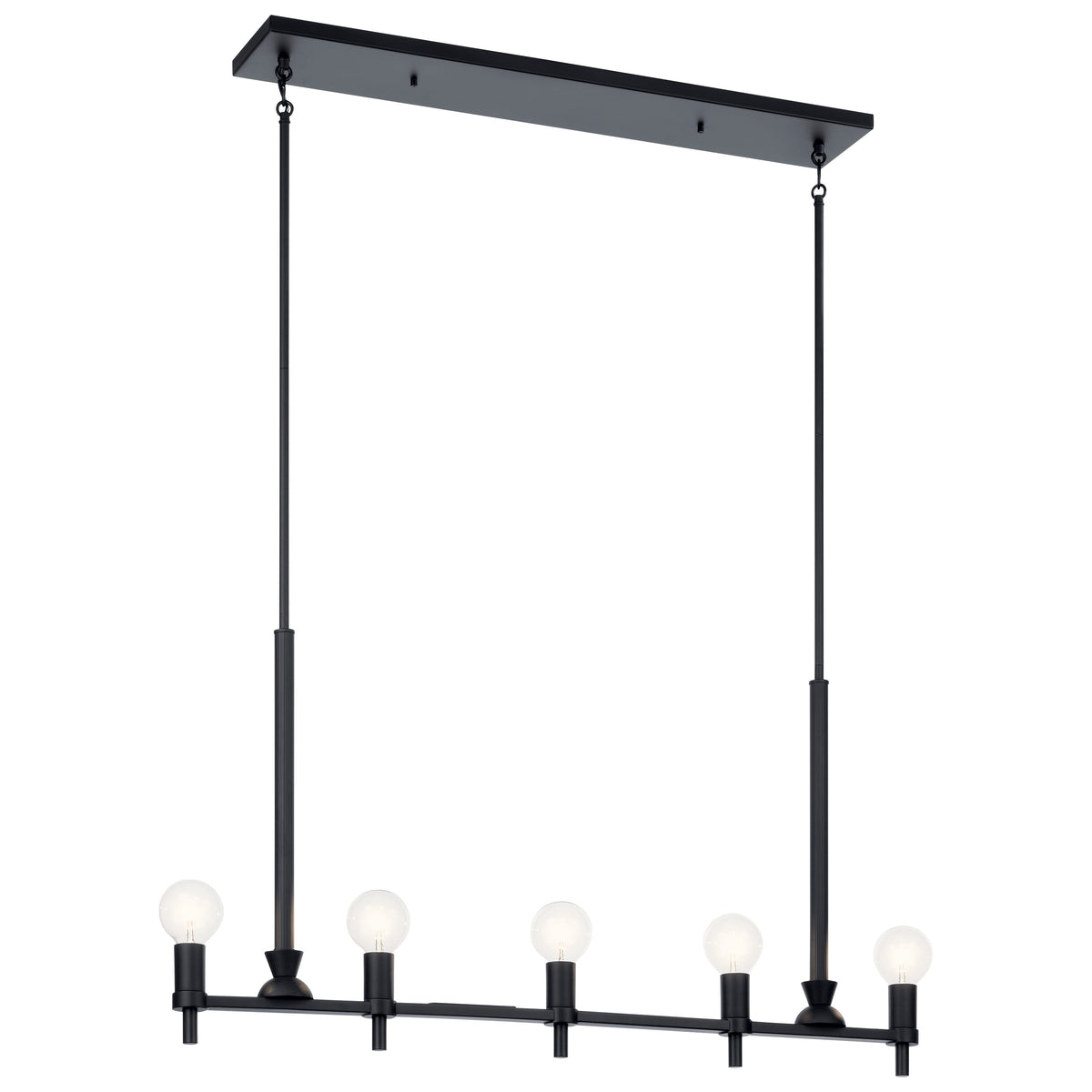 Kichler Torvee 5-Light Black Vintage Chandelier