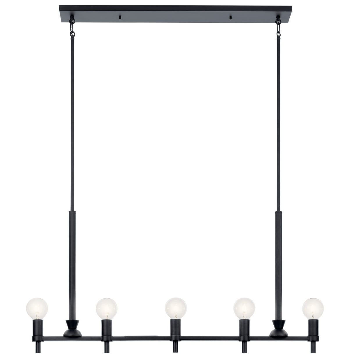 Kichler Torvee 5-Light Black Vintage Chandelier