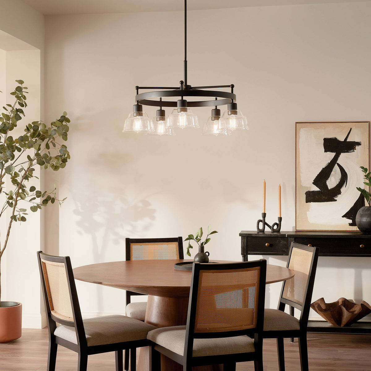 Kichler Eastmont 5-Light Black Vintage Chandelier