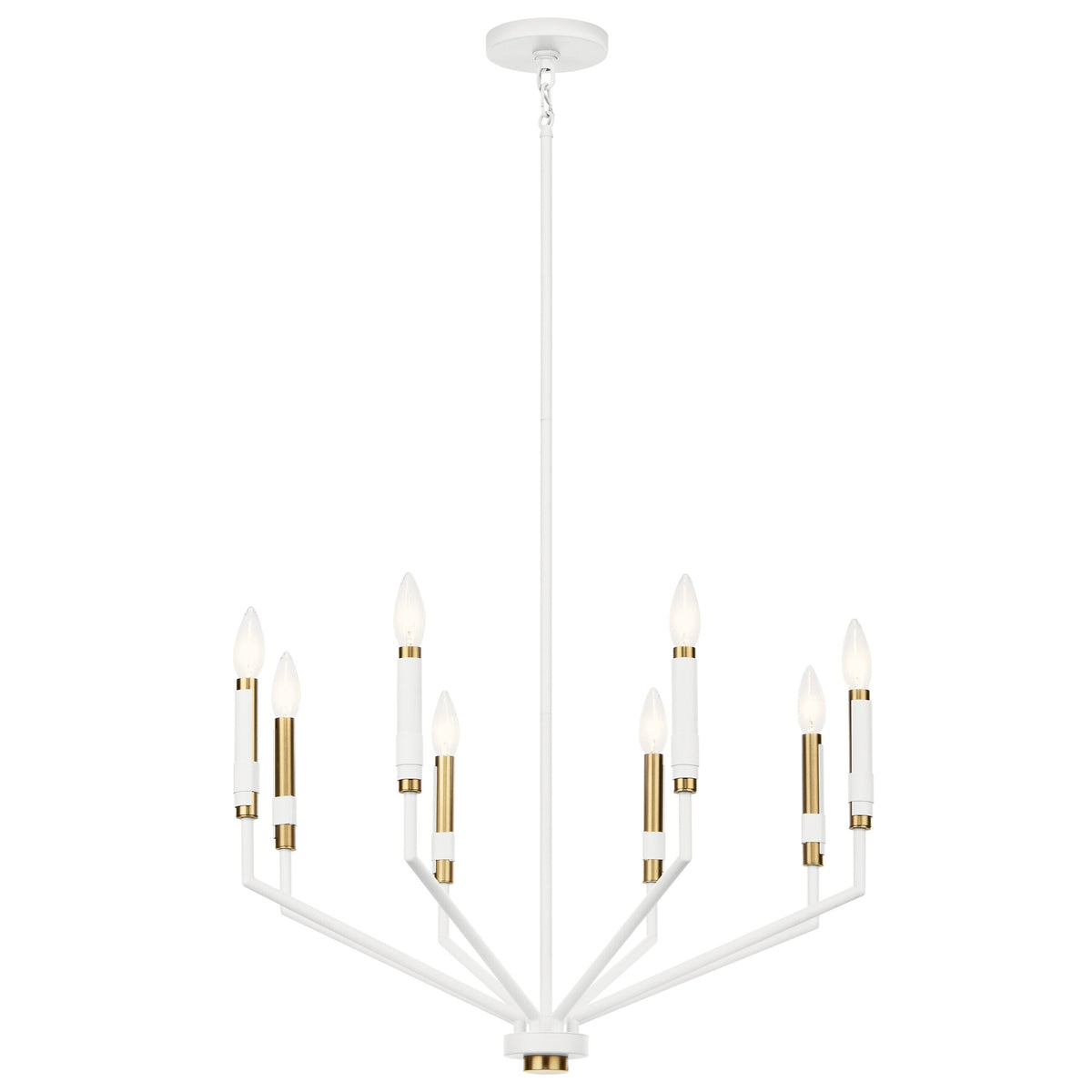 Kichler Armand 8-Light White Modern/Contemporary Chandelier