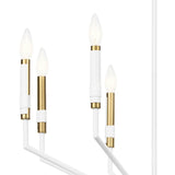 Kichler Armand 8-Light White Modern/Contemporary Chandelier