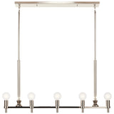 Kichler Torvee 5-Light Brushed Nickel Vintage Chandelier