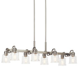 Kichler Aivian 8-Light Brushed Nickel Vintage Chandelier