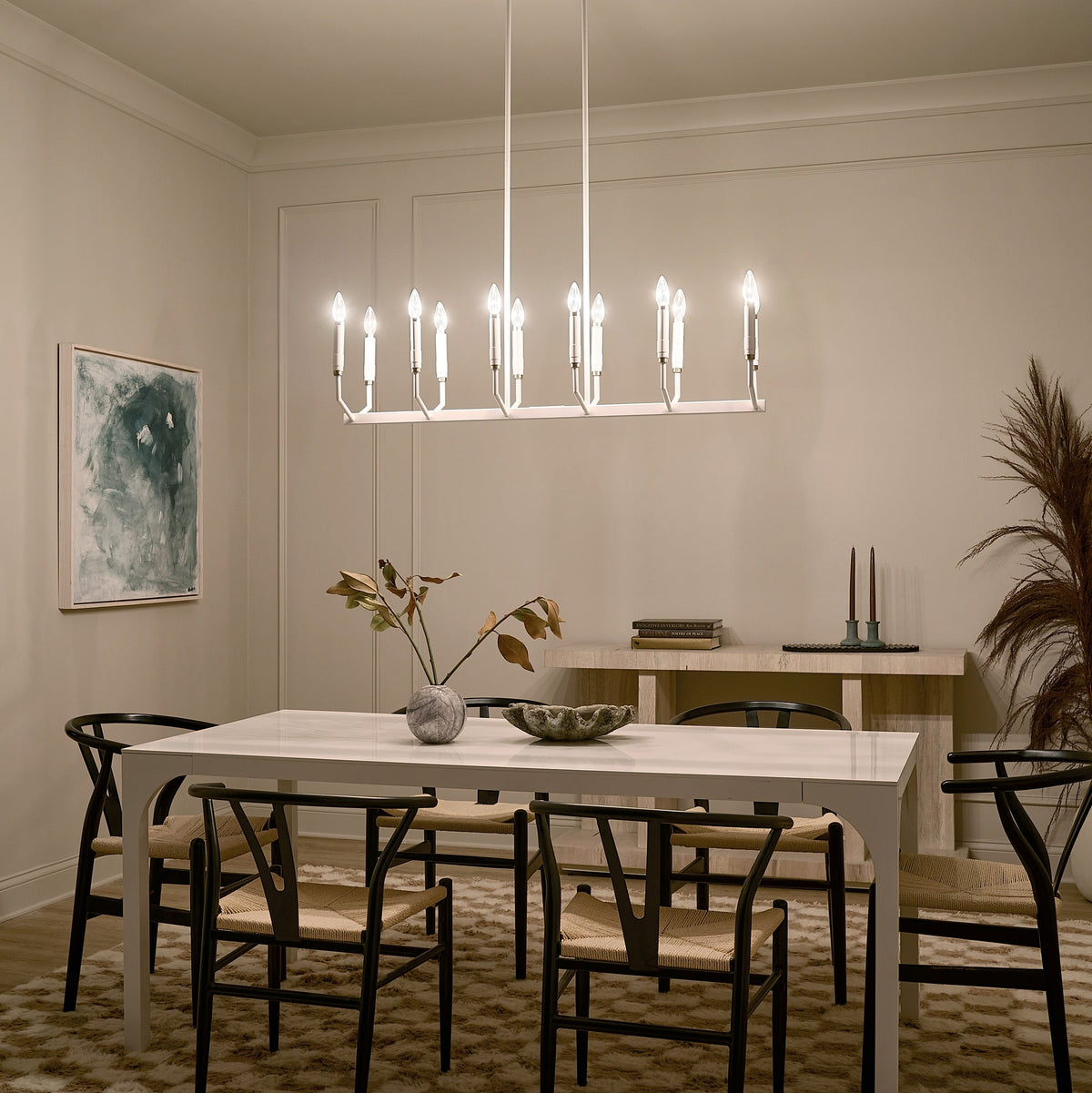 Kichler Armand 12-Light White Modern/Contemporary Chandelier