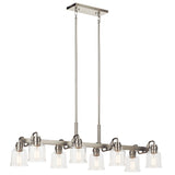 Kichler Aivian 8-Light Brushed Nickel Vintage Chandelier