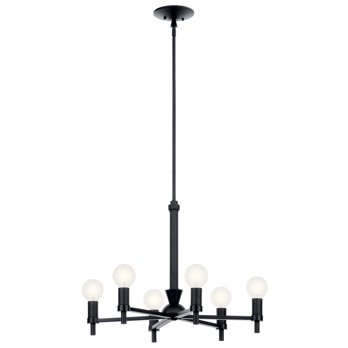 Kichler Torvee 6-Light Black Vintage Chandelier