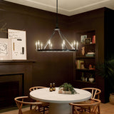 Kichler Emmala 10-Light Black Vintage Chandelier