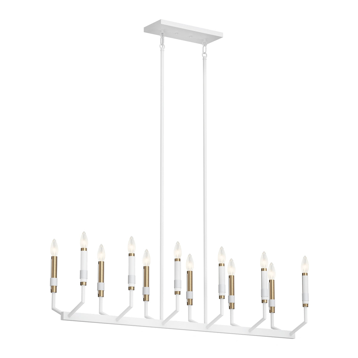 Kichler Armand 12-Light White Modern/Contemporary Chandelier