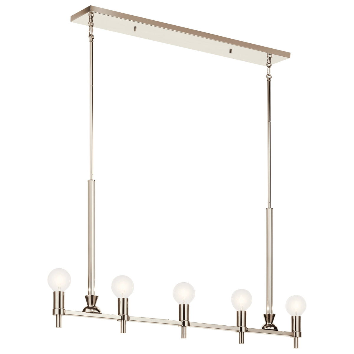 Kichler Torvee 5-Light Brushed Nickel Vintage Chandelier