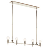 Kichler Torvee 5-Light Brushed Nickel Vintage Chandelier
