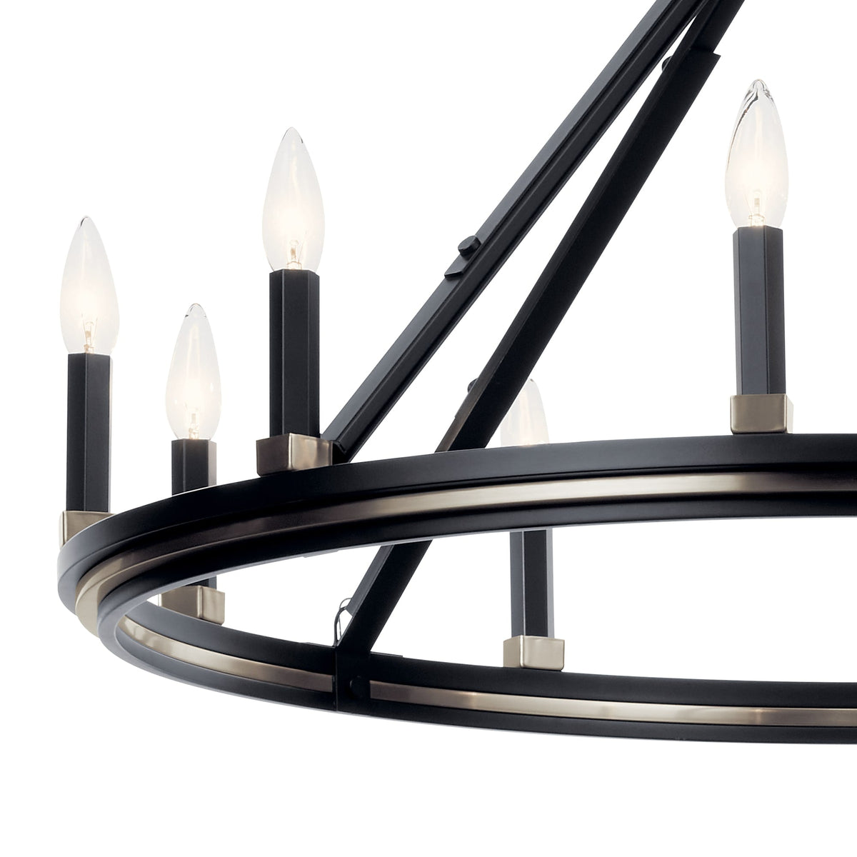 Kichler Emmala 10-Light Black Vintage Chandelier