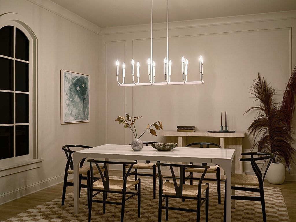 Kichler Armand 12-Light White Modern/Contemporary Chandelier