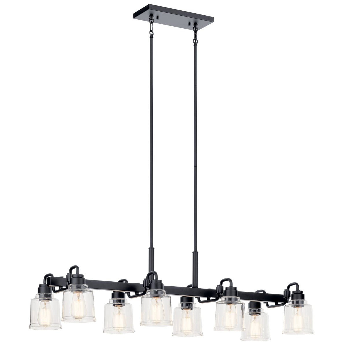 Kichler Aivian 8-Light Black Vintage Chandelier