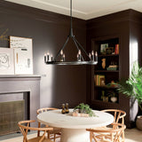 Kichler Emmala 10-Light Black Vintage Chandelier