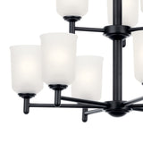 Kichler Shailene 9-Light Black Transitional Chandelier