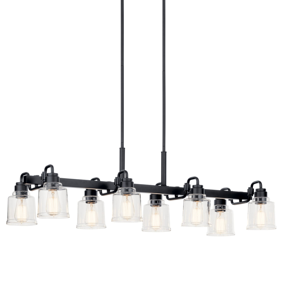 Kichler Aivian 8-Light Black Vintage Chandelier