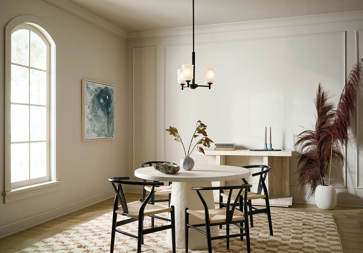 Kichler Shailene 3-Light Black Transitional Chandelier