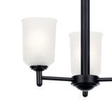 Kichler Shailene 3-Light Black Transitional Chandelier