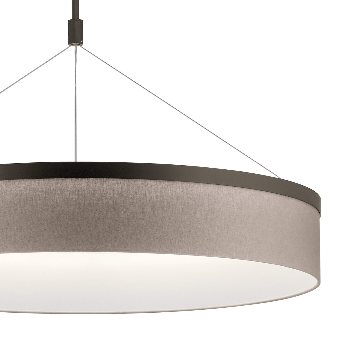 Kichler Mercel 3-Light Bronze Transitional Led Chandelier