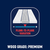 Bruce America's Best Choice Golden Natural White Oak 6-in W x 3/8-in T x Varying Length Wirebrushed Engineered Hardwood Flooring (30.63-sq ft / Carton)