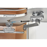 Rev-A-Shelf 39-in W x 24.5-in H 2-Tier Pull-Out Blind Corner Cabinet Organizer, Maple