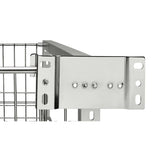 Rev-A-Shelf 1.5-in W x 8-in H Door-Mount Extension Brackets Kit for 5349 Waste Containers, Metallic Silver