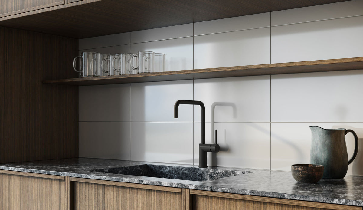 Satori Hudson Brilliant White 8-in x 16-in Glossy Ceramic Subway Wall Tile (0.86-sq. ft/ Piece)
