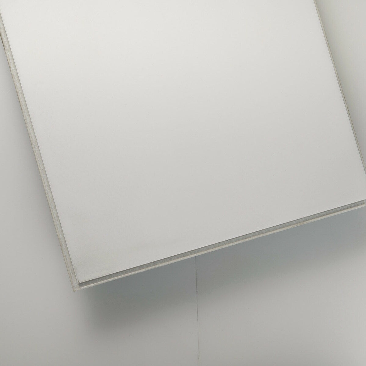 Lucida USA (Sample) MonoCore Marshmallow White Solid 22-mil Interlocking Luxury Vinyl Plank