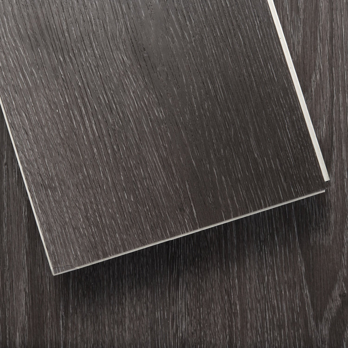Lucida USA (Sample) MaxCore Storm Black Luxury Vinyl Plank, 7.31-in W x 12-in L, 22-mil Wear Layer