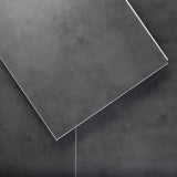 Lucida USA (Sample) Terracore Gauged Slated Gray Stone Look 22-mil Interlocking Luxury Vinyl Plank