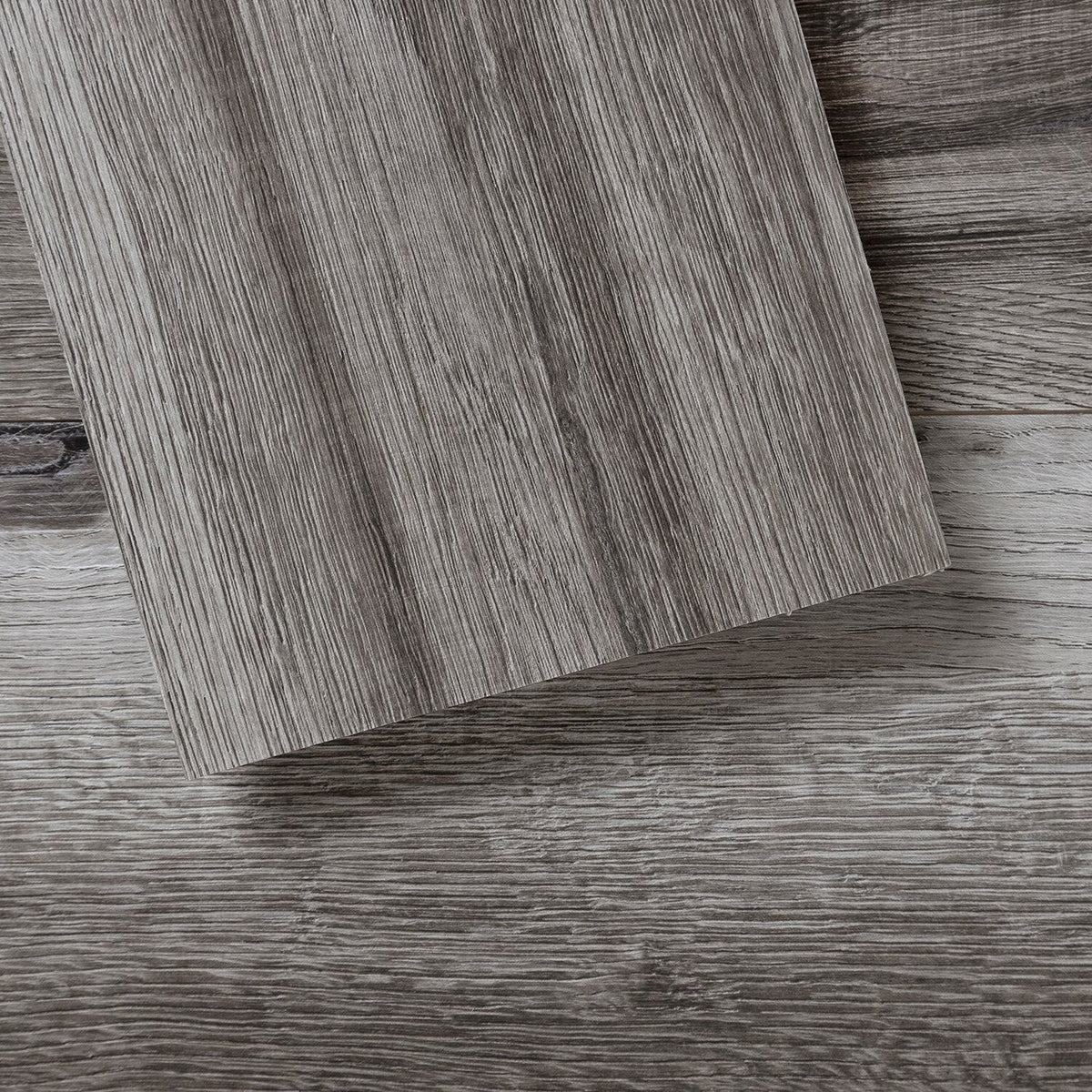 Lucida USA BaseCore Kiln Gray 12-mil x 6-in W x 36-in L Waterproof Peel and Stick Vinyl Plank Flooring (54-sq ft/ Carton)