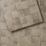 Lucida USA Oak Block Brown Patterned Look 28-mil x 12-in W x 24-in L Waterproof Glue Down Luxury Vinyl Tile Flooring (36-sq ft/ Carton)